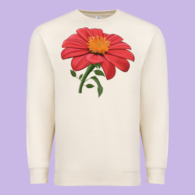 Del Sol Sunflower Premium Sweatshirt Designed By Lillyallendesigns
