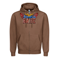 Chestnut American Babe With Sunflowers Zipper Hoodie - LillyAllenDesigns