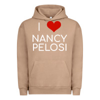 Pigment Burro Limited Edition I Love Nancy Pelosi Heart Madam Speaker Democratic Pol Urban Hoodie - lanVoArt