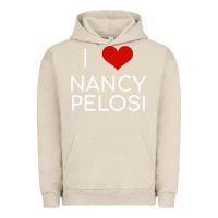 Pigment French Oak Limited Edition I Love Nancy Pelosi Heart Madam Speaker Democratic Pol Urban Hoodie - lanVoArt
