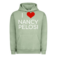 Pigment Oil Green Limited Edition I Love Nancy Pelosi Heart Madam Speaker Democratic Pol Urban Hoodie - lanVoArt