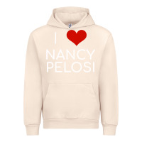 Sandshell Limited Edition I Love Nancy Pelosi Heart Madam Speaker Democratic Pol Urban Hoodie - lanVoArt