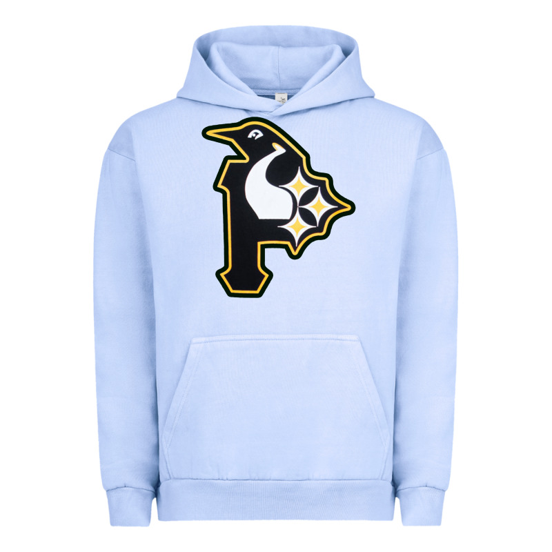Pittsburgh Combined Sports Shirt And Sticker Urban Hoodie by lanVoArt | Teevron