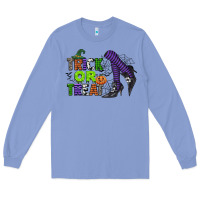 Colony Blue trick or treat Long Sleeve Tee - CowGirlArtShop