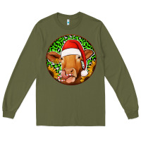 Army Green christmas circle earrings Long Sleeve Tee - Jasminsmagicworld