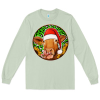 Matcha christmas circle earrings Long Sleeve Tee - Jasminsmagicworld