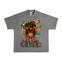 Tornado santas favorite caregiver afro messy bun Urban Heavy Tee - texasbilliewilder