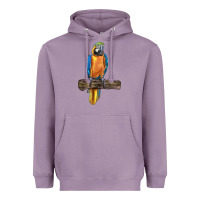 Lavender blue throated macaw Heavyweight Hoodie - LillyAllenDesigns