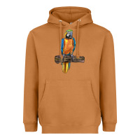 Meerkat blue throated macaw Heavyweight Hoodie - LillyAllenDesigns