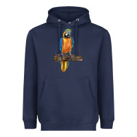 Blue Throated Macaw Heavyweight Hoodie | Teevron