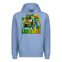 Colony Blue luckysaurus Premium Hoodie - FaDigitalArtStudio
