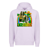 Lilac luckysaurus Premium Hoodie - FaDigitalArtStudio