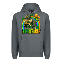 Rock luckysaurus Premium Hoodie - FaDigitalArtStudio