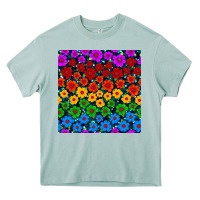 Arona Pride lgbtq flowers seamless pattern Heavy Core Tee - BundleAndBundleShop