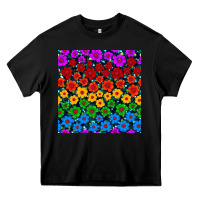 Black Pride lgbtq flowers seamless pattern Heavy Core Tee - BundleAndBundleShop