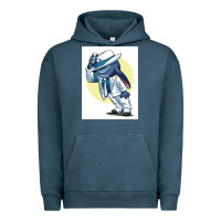 Pigment Midnight Navy michael jackson 5 Urban Hoodie - lanVoArt