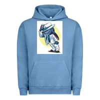 Pigment Pebble Blue michael jackson 5 Urban Hoodie - lanVoArt