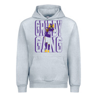 Heather Grey Justin Jefferson -Griddy Gang Urban Hoodie - lanVoArt