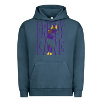 Pigment Midnight Navy Justin Jefferson -Griddy Gang Urban Hoodie - lanVoArt