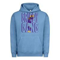 Pigment Pebble Blue Justin Jefferson -Griddy Gang Urban Hoodie - lanVoArt