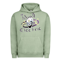Pigment Oil Green the mind electric Urban Hoodie - lanVoArt