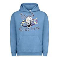 Pigment Pebble Blue the mind electric Urban Hoodie - lanVoArt