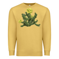 Antique Gold whipple cholla cactus Premium Sweatshirt - LillyAllenDesigns
