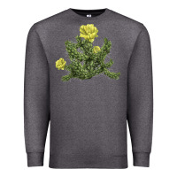 Charcoal Heather whipple cholla cactus Premium Sweatshirt - LillyAllenDesigns