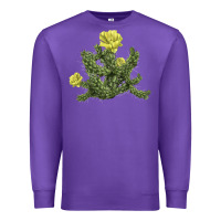 Purple whipple cholla cactus Premium Sweatshirt - LillyAllenDesigns