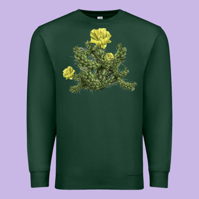 Whipple Cholla Cactus Premium Sweatshirt Designed By Lillyallendesigns