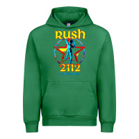 Emerald rush blue starman 2112  40th anniversary Urban Hoodie - lanVoArt