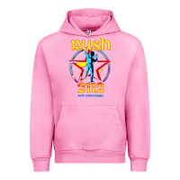 Fuchsia Pink rush blue starman 2112  40th anniversary Urban Hoodie - lanVoArt