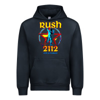 Navy rush blue starman 2112  40th anniversary Urban Hoodie - lanVoArt