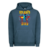 Pigment Midnight Navy rush blue starman 2112  40th anniversary Urban Hoodie - lanVoArt
