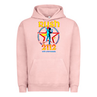 Pigment Salmon rush blue starman 2112  40th anniversary Urban Hoodie - lanVoArt