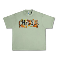 Oil Green Personalized Fall Autumn Urban Heavy Tee - NancyCooperArtShop