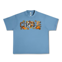 Pebble Blue Personalized Fall Autumn Urban Heavy Tee - NancyCooperArtShop