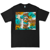 Black mama leopard sunflower Premium Tee - LillyAllenDesigns