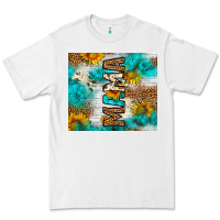 White mama leopard sunflower Premium Tee - LillyAllenDesigns
