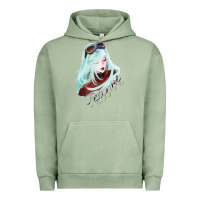 Pigment Oil Green Vintage Retro Action Bayonetta Adventure Game Birthday Gift Urban Hoodie - lanVoArt
