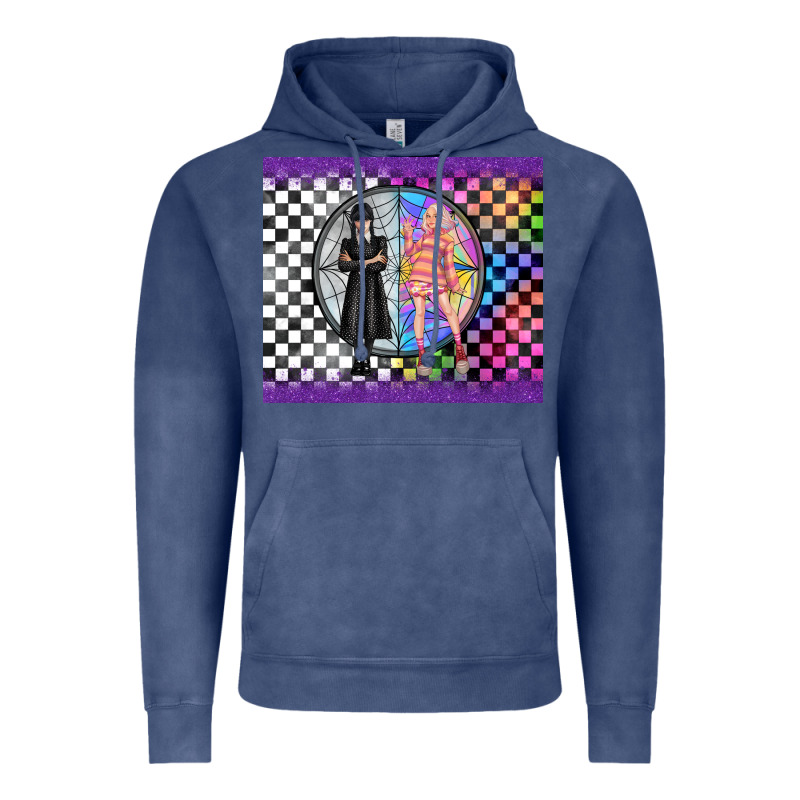 Gothic Girl Horror Family Vintage Hoodie by TumblerDesignByShophia | Teevron