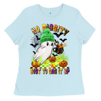 Baby Blue no diggity bount to bag it up Ladies Tee - LillyAllenDesigns