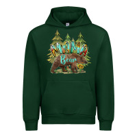 Forest Green mama bear trees Urban Hoodie - BarkalooDesign