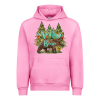 Fuchsia Pink mama bear trees Urban Hoodie - BarkalooDesign