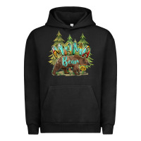 Pigment Black mama bear trees Urban Hoodie - BarkalooDesign