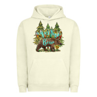 Pigment Pistachio mama bear trees Urban Hoodie - BarkalooDesign