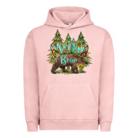 Pigment Salmon mama bear trees Urban Hoodie - BarkalooDesign