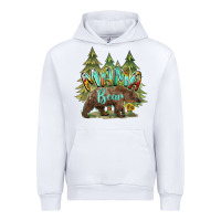 White mama bear trees Urban Hoodie - BarkalooDesign
