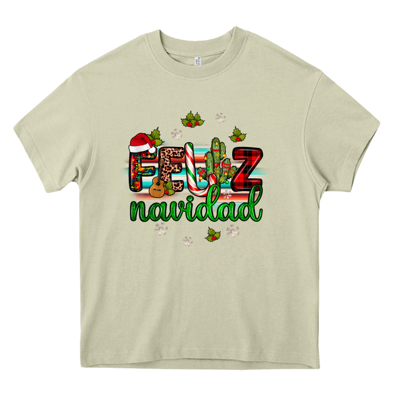 Feliz Navidad Heavy Core Tee by JahusDesignShop | Teevron