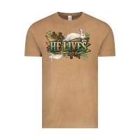 Vintage Camel He lives Easter Vintage Tee - NancyCooperArtShop